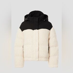 Maje Shearling Puffer Coat Size 0 EUC, will fit small (runs large)